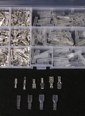 270Pcs Female & Male Spade Connectors Wire Crimp Termina