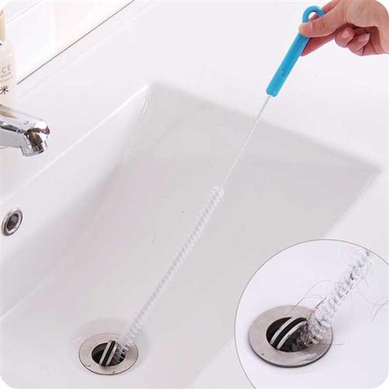 71 cm Extended Sewer Cleaning Brush Pipe Dredging Tools Drai