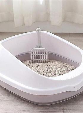 Pet Cat Toilet Semi-Enclosed High Fencedetachable Cat