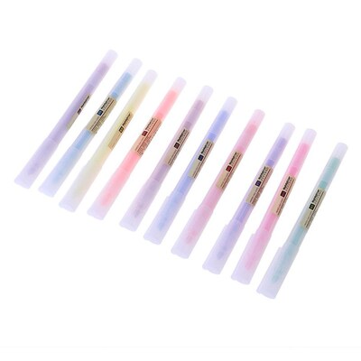 10Pcs Fluorescent Pen Mild Liner Highlighters Color Marker P