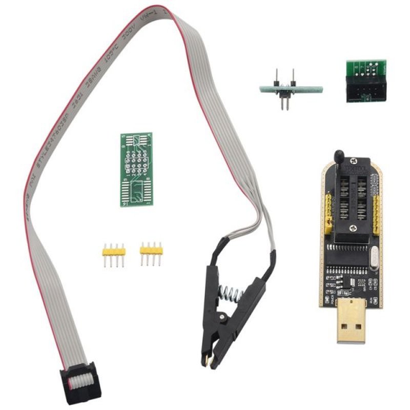 SOP8 SOIC8 Test Clip for EEPROM 25CXX / 24CXX with CH341A 24