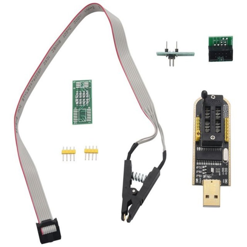 SOP8 SOIC8 Test Clip for EEPROM 25CXX/ 24CXX with CH341A 24