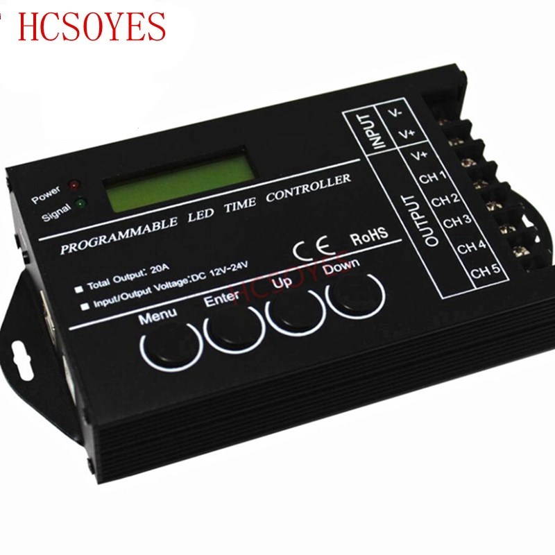 DC12 DC24V TC421 WiFi time programmable led controller dimm