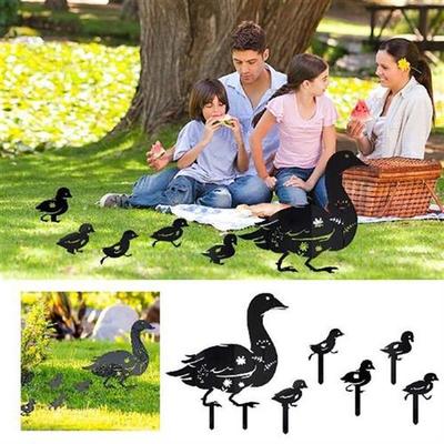 Garden Led Lights Decor Poultry Decoration Yard Card Size