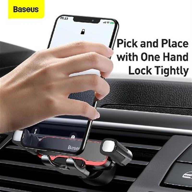 Baseus Car Phone Holder Metal Gravity Auto Air Vent