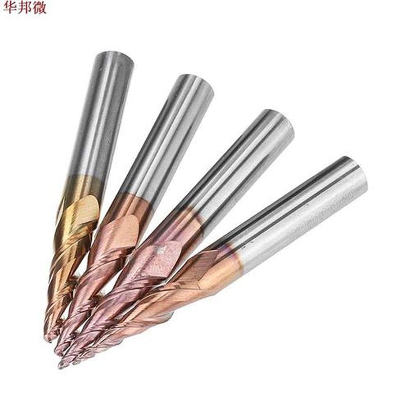 R0.25-R2.0 *0.5*D6*75L 2 Flutes Taper Ball Nose End Mill HR