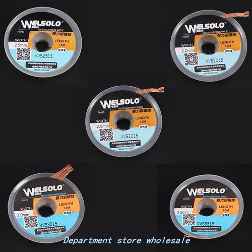 WELSOLO WS1515/2015/2515/3015/3515 POWErfuL DESOLDEring Wick