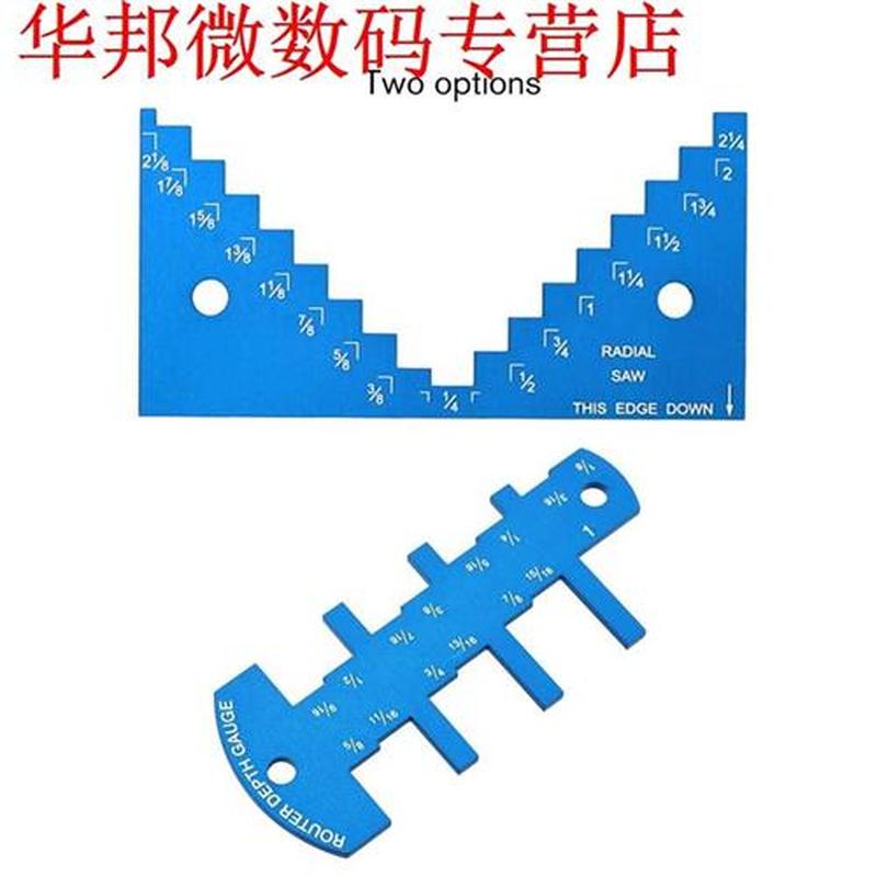 Depth Gauge 1/8 to 2-1/4 inch Aluminium Alloy Miniature Saw