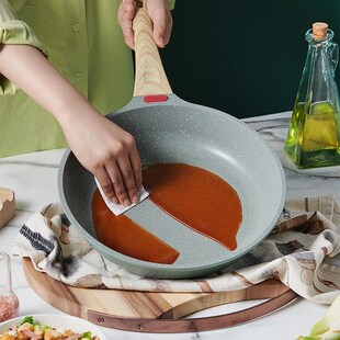 Frying Pan With Lid 28cm Cooking Wok Pots For Kitchen Durabl