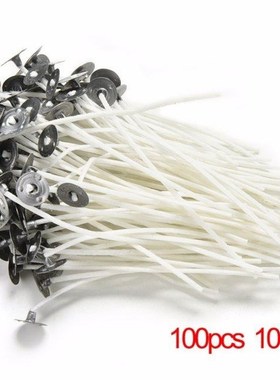 100pcs 5 Size Candle Wicks Pre Waxed Pre Tabbed With Sustain