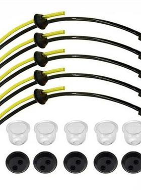 5Sets Gasoline Filter Fuel Gasoline Hose Rubber Grommet Seal
