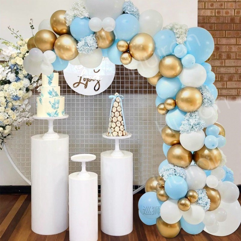 Blue Birthday Balloon Garland Baby Shower Globos Birthday Pa