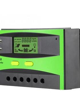 PWM Solar Charge Controller 0A 48V Charging Regulators LCD