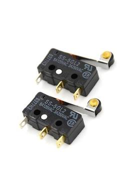 2pcs/lot SS-5GL2 Microswitch Hinge Roller Lever SPDT 3Pin