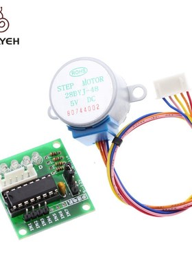 1set 5V 4-Phase Stepper Step Motor   Driver Board LN2003 wit