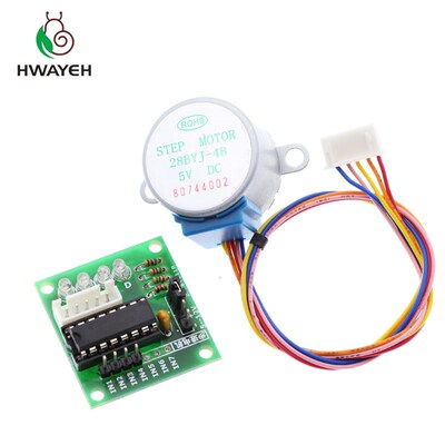 1set 5V 4-Phase Stepper Step Motor   Driver Board LN2003 wit