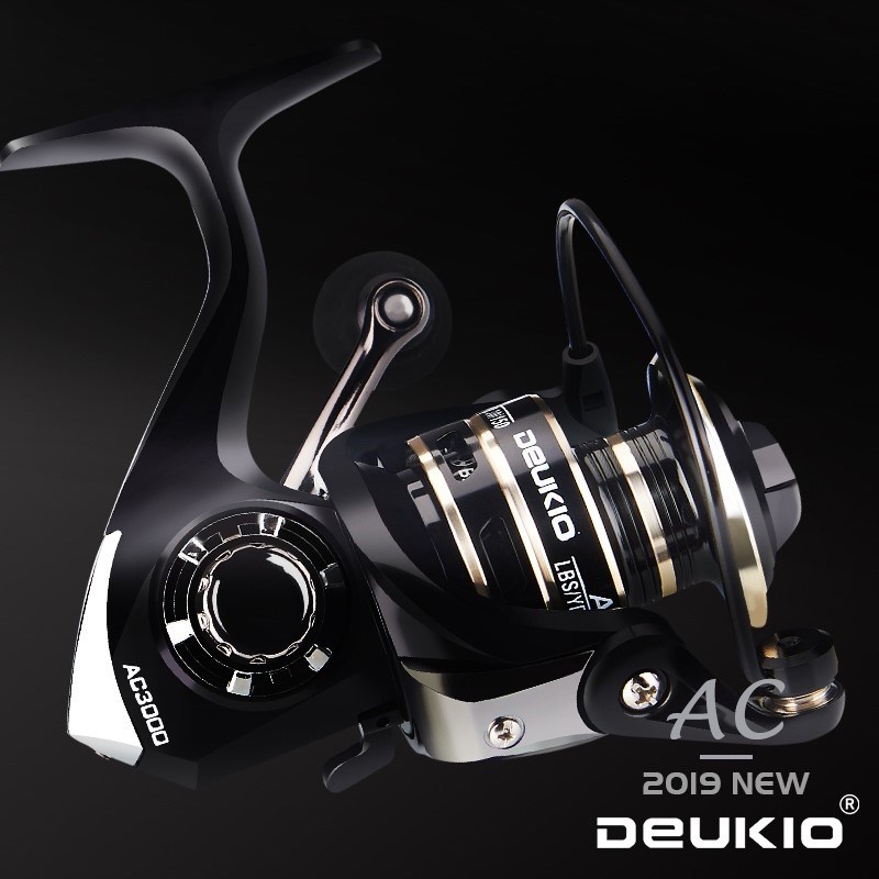 DEUKIO Fishing Reel Spinning 8KG Max Drag Metal Stainless St