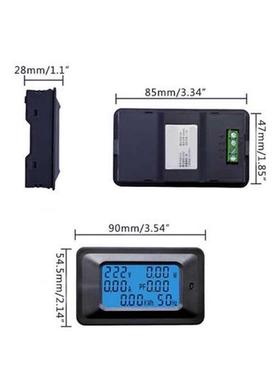 20A/100A AC 110-250V LCD Digital Panel Power Watt Meter Moni