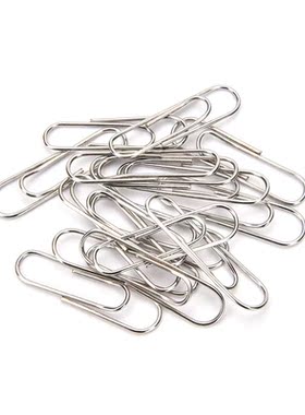 100pcs Mini Paperclips Office Simple Easy Plain Paper Clips