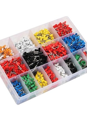 CT06 2120Pcs Wire Copper Crimp Insulated Cord Pin End Termin