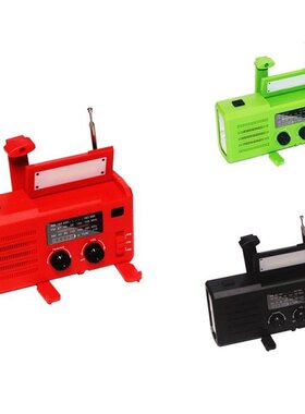 Portable Solar Radio Hand Crank Emergency Phone Charger,AM/F
