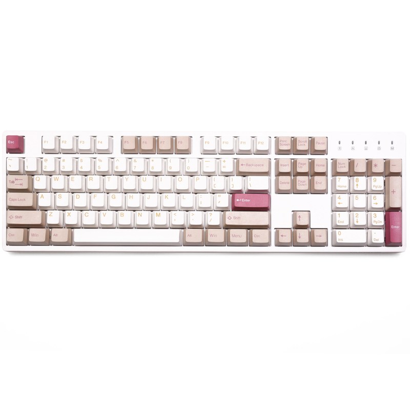 taihao Shell Sand Beach ABS double shot keycaps for diy gam
