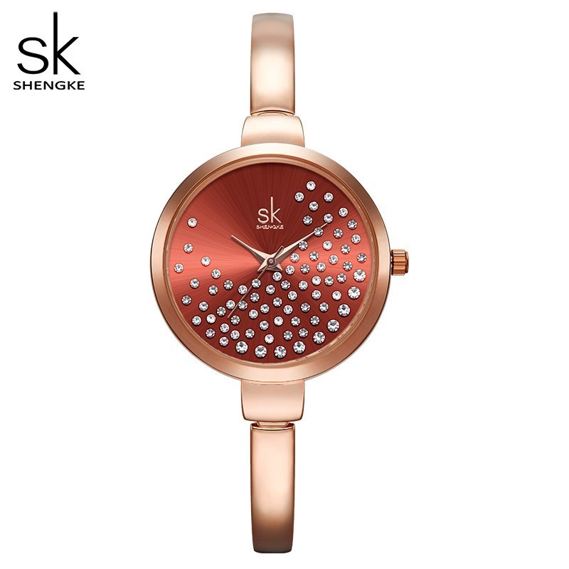 Shengke Women Watches Women Fashion Watch Geneva Designer L