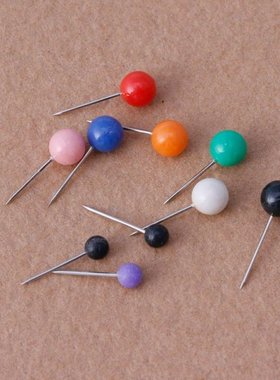 50pcs/Set New Office Thumbtacks Push Pins Metal Pin Office&a