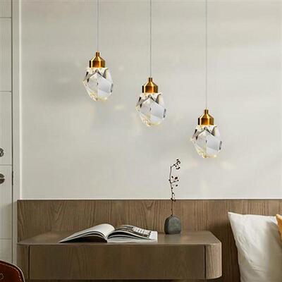 Iralan Pendant Lights Bedroom Led Crystal Nordic Lamp Lumina
