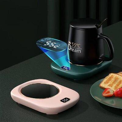 Portable Mug Heating Coaster Thermostatic Smart Mug Warmer