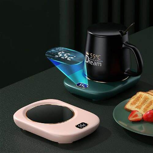 Portable Mug Heating Coaster Thermostatic Smart Mug Warmer