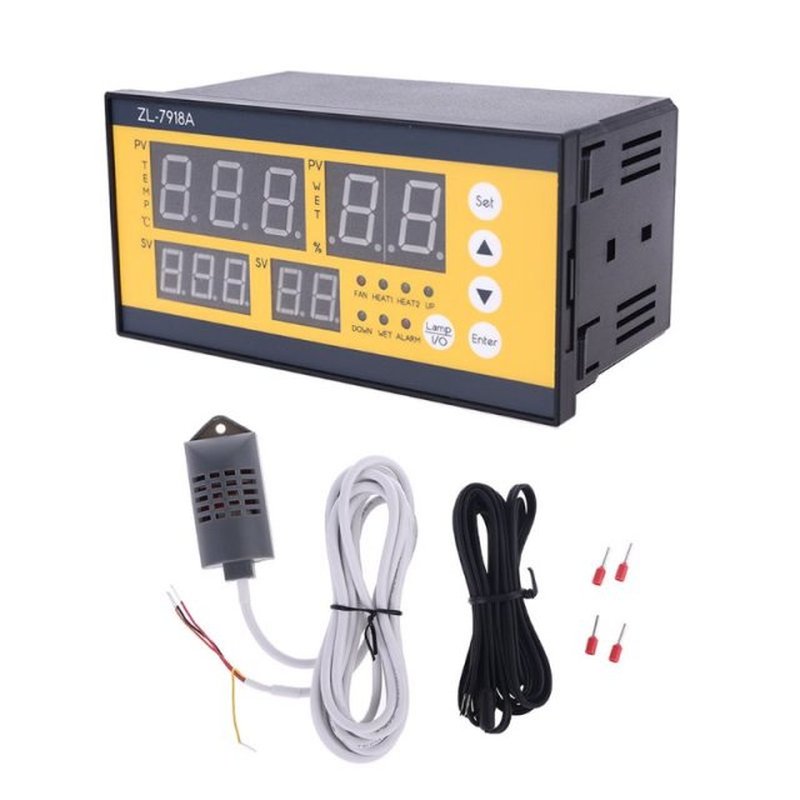 2022 New ZL-7918A Automatic Incubator Controller 100-240V LC