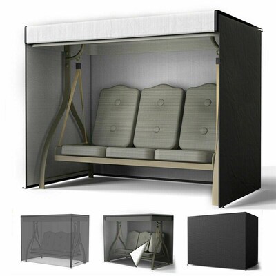 3Seater Outdoor Swing Chair Courtyard Garden Hammock Patio C