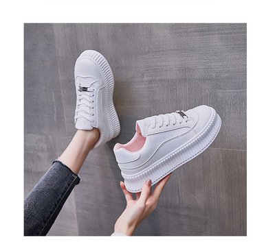White Shoes Women 2021 Spring Running Shoes Woman Vulcanize