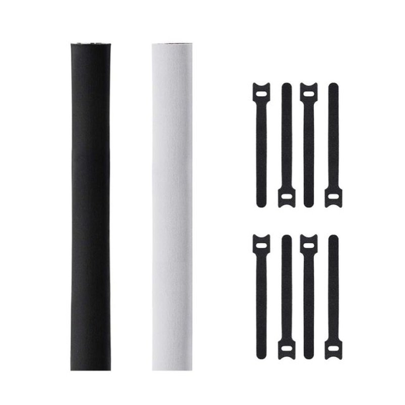 2 Pack Cable Management Sleeves with Cable Ties, Neoprene Ca