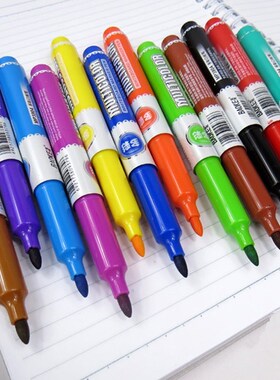 12pc Colorful whiteboard marker white board pen POP graffiti