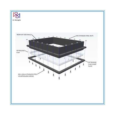 280*200*0.15mm Photon mono x Fep Film Wanhao Uv Light Fep F