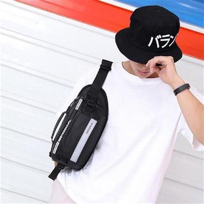 Men Casual Waist Bags Anti-Theft Nylon Pocket Jogging Bag