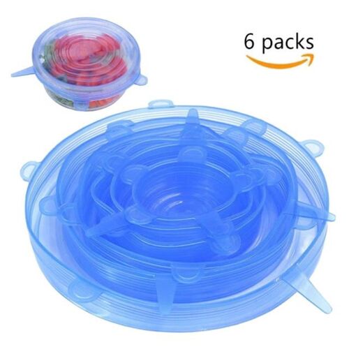 Universal  Stretch Keep Food Lids Fresh Wrap Pan Pot Cover S