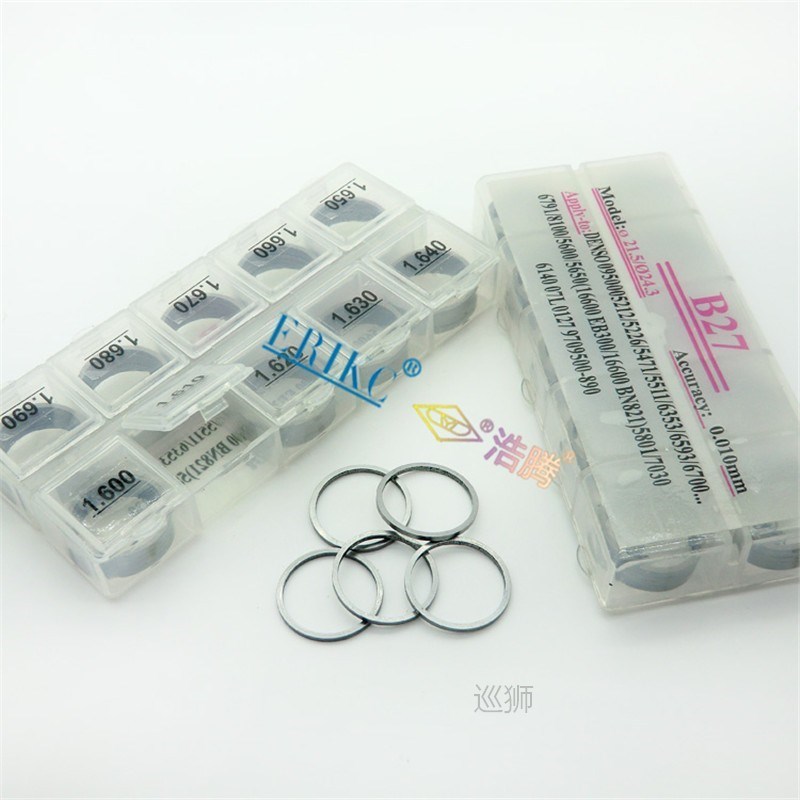 50pcs B27 Auto Engine Injector Repair Shims Washer B27 Diese