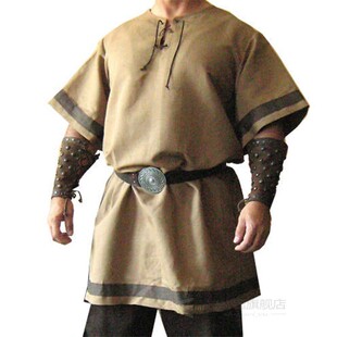Middle Age Renaissance Warrior Knight Medieval Costume Men