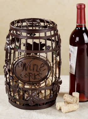 The creative wine corks rack wine bucket style and wine