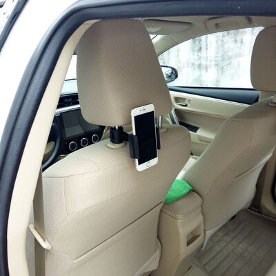 Car Rear Seat Headrest Mobile Phone Holder Car Accessories C