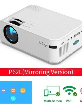 P62 Mini Projector, 720P Home Theater 2800 Lus Movie Project