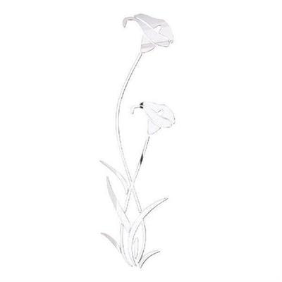 3D Flower Shape Acrylic Mirror Wall Sticker Bathroom Self