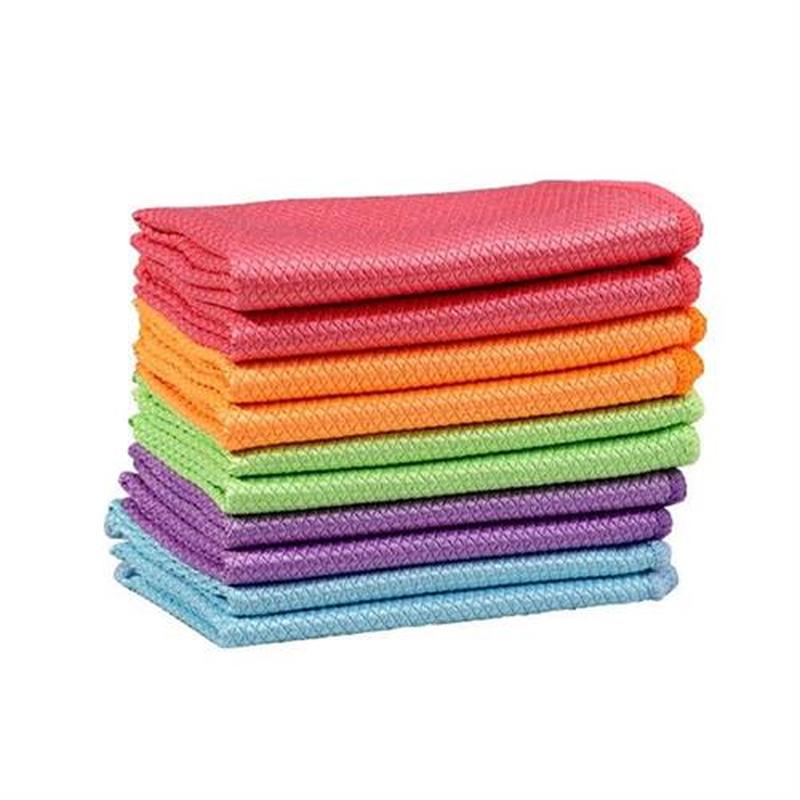 Soft Lint Free Thickened Dishcloth Glass Cleaning Cloth
