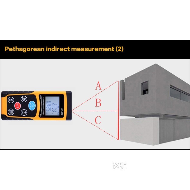 Jufune laser distance meter 40M 60M 80M 100M rangefinder tre