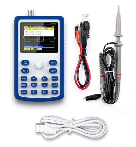 FNIRSI-1C15 2.4 Inch Screen Digital Oscilloscope 500MS/S Sam