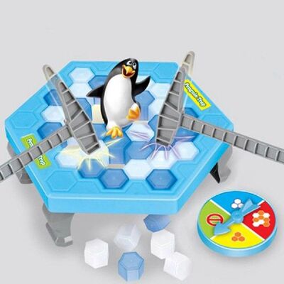 Penguin Icebreaker Beating Interactive Desk Table Game 1