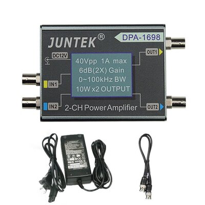 Juntek DPA-1698 DDS Function Signal Generator High Power Dua